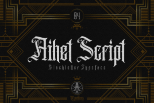 Aihet Script: The Timeless Blackletter Font for Branding and Design