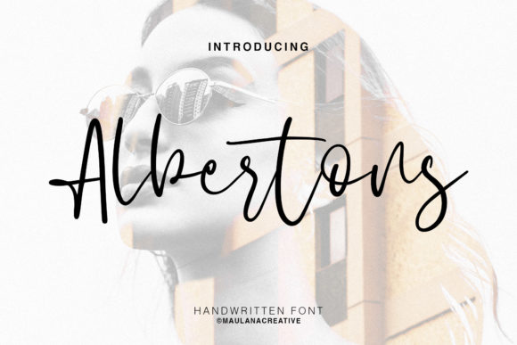 Albertons Script: A Versatile Script Handwritten Font for Designers