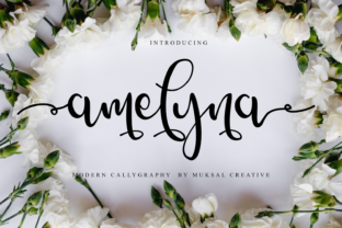Amelyna: A Script Font That Brings Handmade Designs to Life