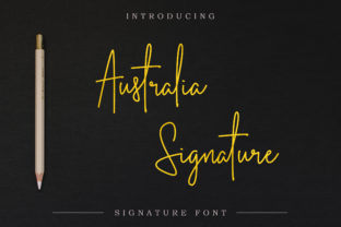 Australia: A Bold Script Font for Modern Web Design