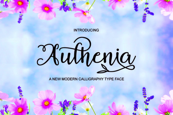 Authenia: A Script Font That Breathes Life Into Handmade Creations