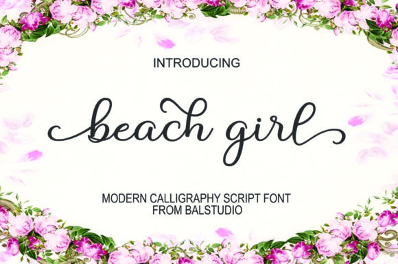 Beach Girl: The Perfect Font for Branding That Speaks Volumes
