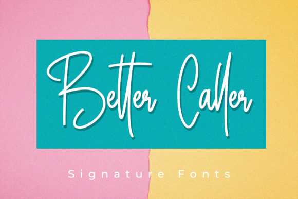 Better Caller: A Script Font for Digital Design Excellence