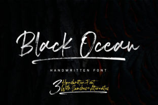 Black Ocean: A Script Font That Elevates Digital Branding