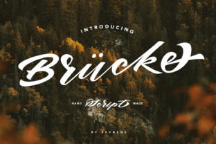 Brucke: A Modern Script Font for Elegant Branding
