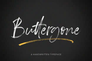 Buttergone: A Script Handwritten Font That Elevates Your Design