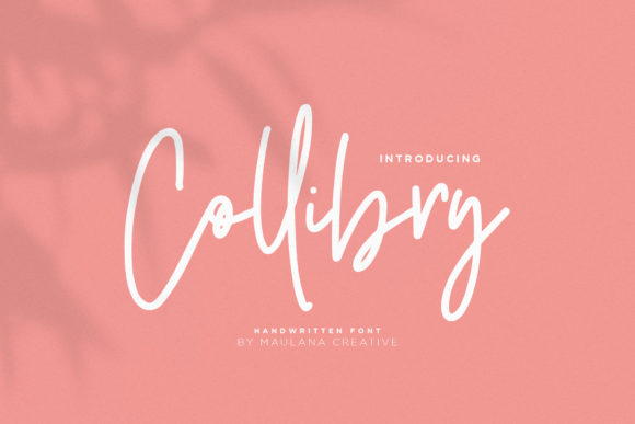 Collibry: A Script Handwritten Font for Authentic Branding