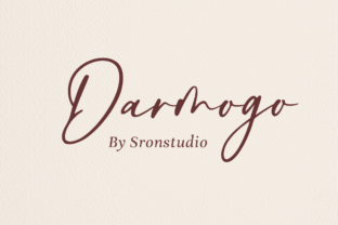 Darmogo: A Script Font for Elegant Handmade Creations