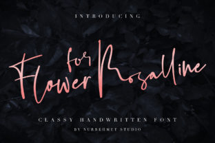 Flower for Rosalline: A Script Font for Romantic Branding and Campaigns