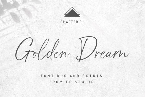 Golden Dream Duo: A Script Handwritten Font for Editorial Design and Branding