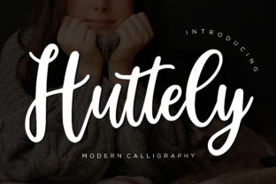 Huttely: A Script Font That Elevates Editorial Design