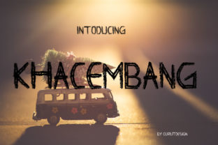 Khacembhang: A Decorative Font for Editorial Design