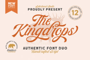 Kingdrops Duo: A Script Handwritten Font for Creative Product Design