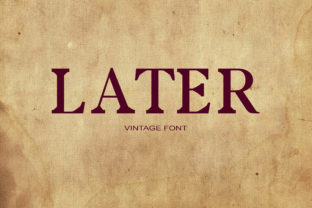 Later: A Serif Font with Personality for Editorial Design