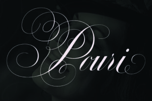 Pouri: A Script Font for Romantic Branding and Elegant Design