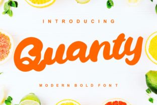 Quanty: A Script Font That Adds Vintage Charm to Your Crafts