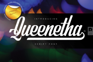 Queenetha: A Script Handwritten Font for Dynamic Brand Campaigns