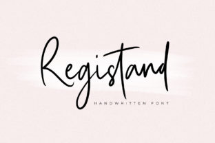 Registand: The Script Handwritten Font That Elevates Your Brand’s Visual Story