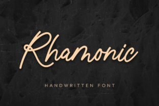 Rhamonic: A Stylish Handwritten Font for Editorial Design
