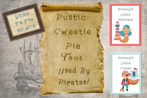 Rustic Sweetie Pie: A Script Handwritten Font for Creative Branding