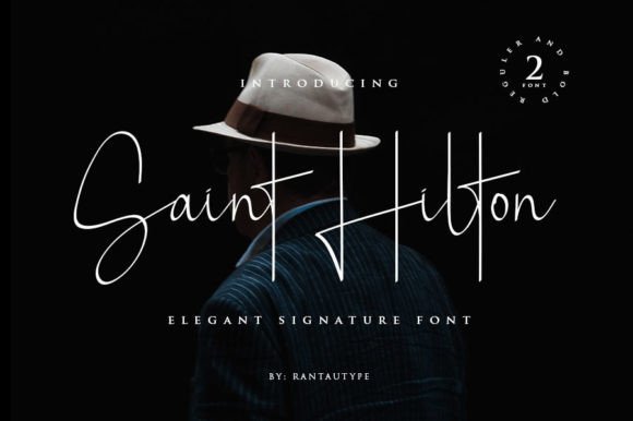 Saint Hilton: A Script Font with Elegance and Versatility