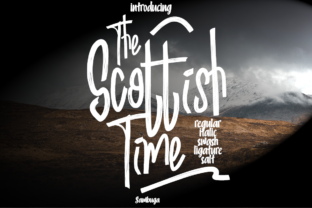 Scottish Time: A Script Font for Bold Digital Branding