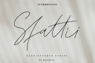 Sfattii: A Script Handwritten Font for Modern Branding and Campaign Design