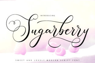 Sugarberry: A Script Handwritten Font for Digital Branding