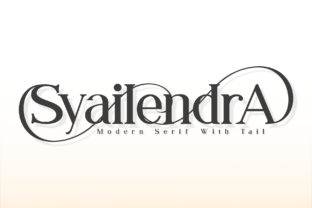 Syailendra: A Modern Serif Font for Design Excellence