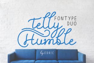 Telly Humble: A Script Handwritten Font for Creative Product Design