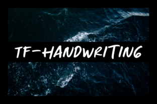 TF Handwriting: A Script Font for Warm, Personal Editorial Design
