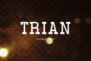 Trian: A Vintage Serif Font That Adds Character to Any Design