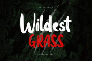 Wildest Grass: A Bold Script Font for Creative Makers
