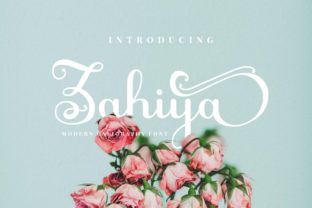 Zahiya: A Script Font for Elegant Editorial Design